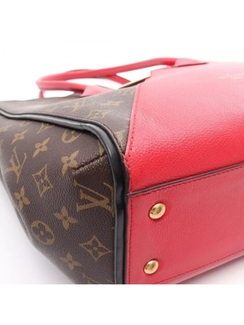 Louis Vuitton Tote Kimono MM Cerise Canvas Leather